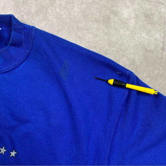 Vintage Florida Gators Sweater Adult Large Blue Nutmeg Crew Neck Pullover 90s - Picture 14 of 16